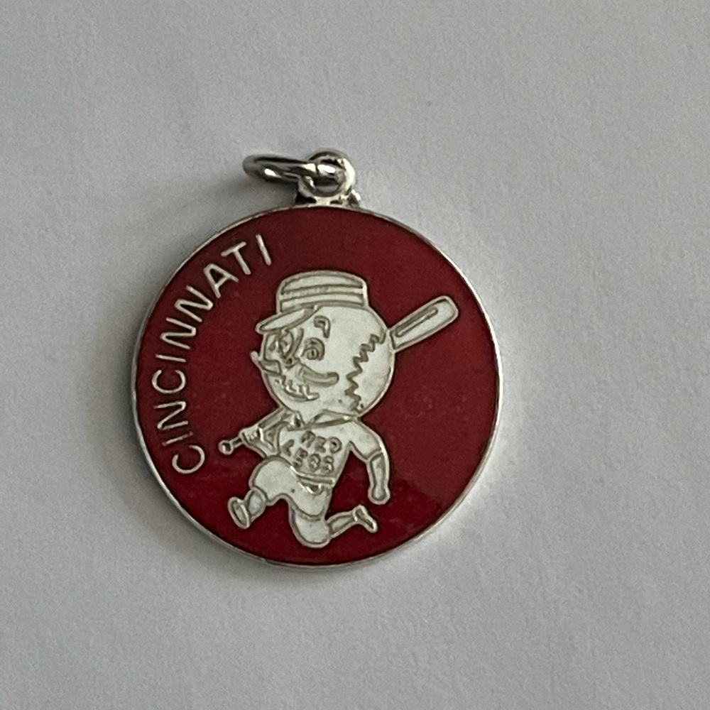 Vtg Cincinnati Reds Mr Redlegs Charm/Pendant
